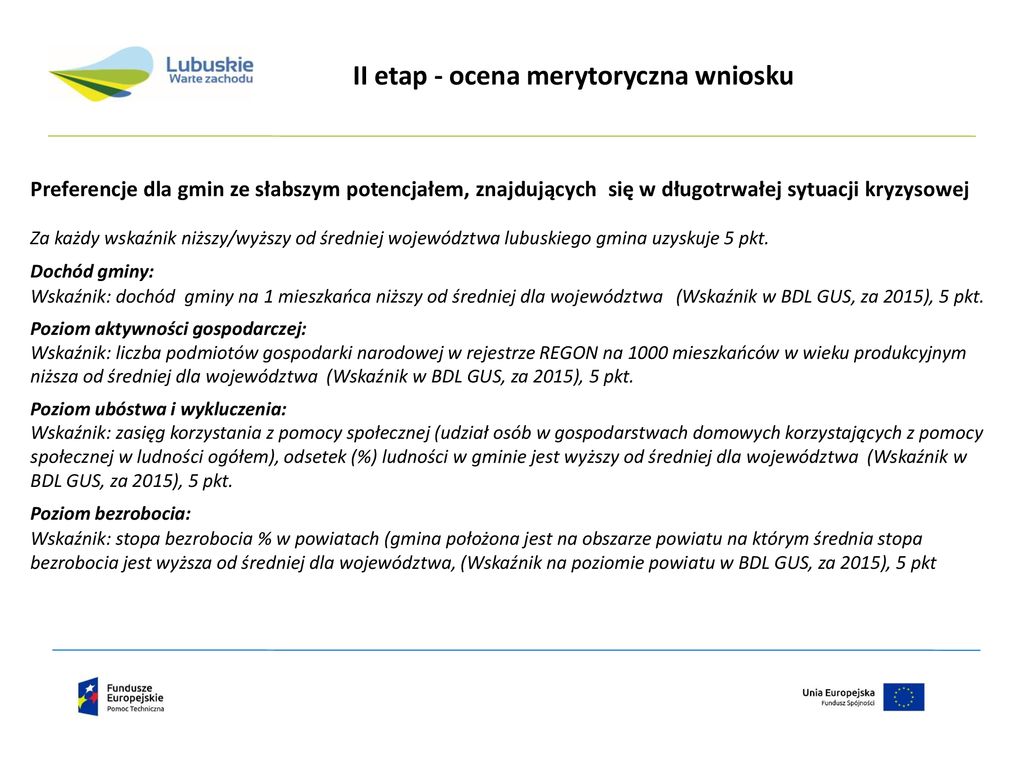 Konkurs dotacji dla gmin Województwa Lubuskiego ppt pobierz